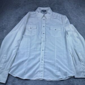 Men's White Button-Up Shirt